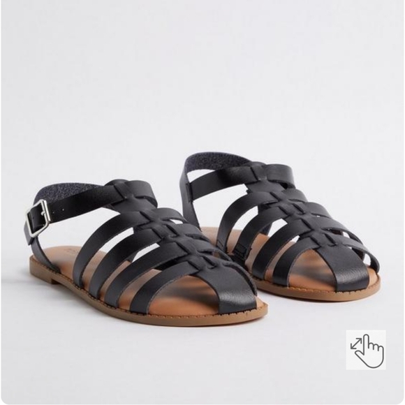 torrid Shoes - NWT Torrid Faux Leather Fisherman Sandal sz 9.5 WW